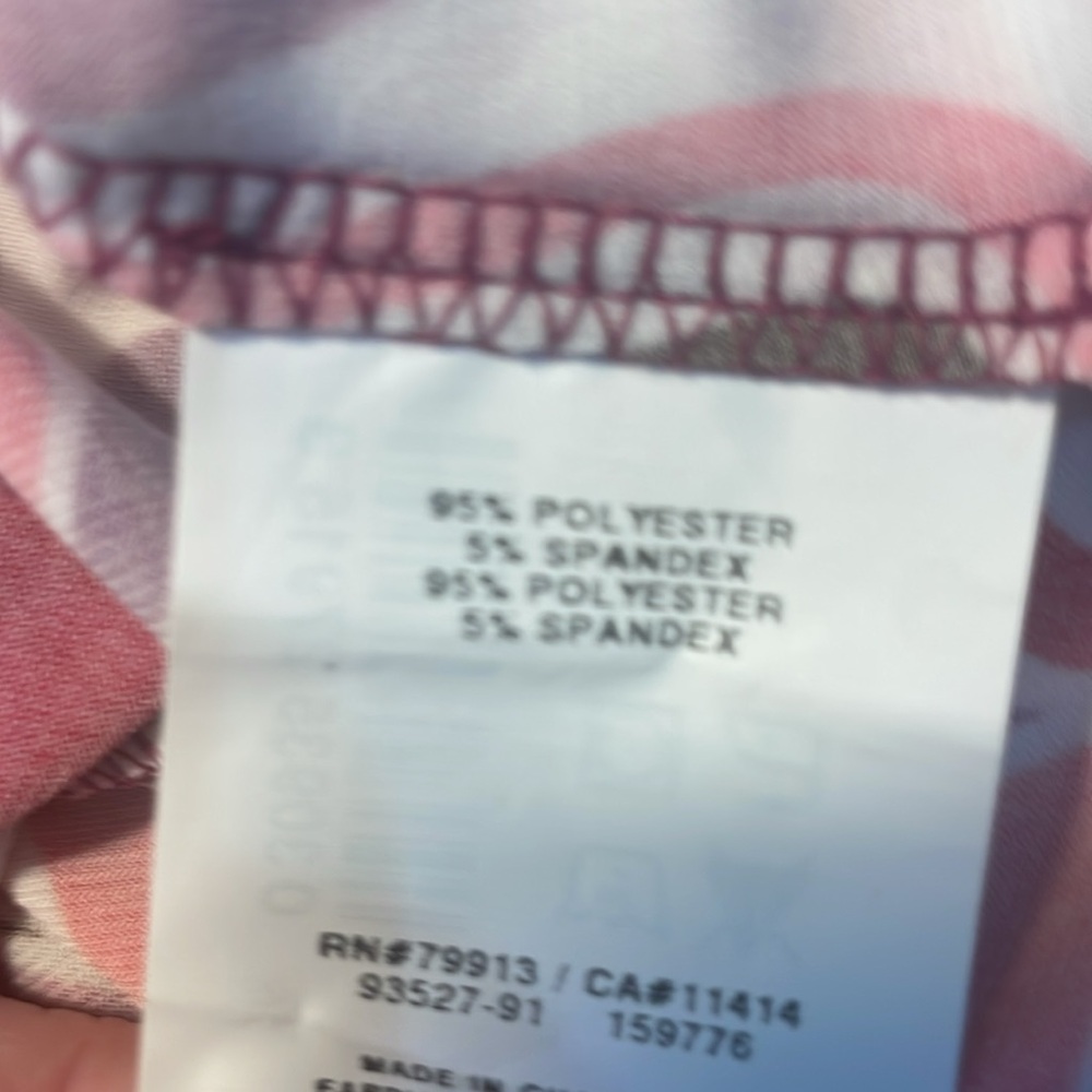 Motherhood Maternity Pink and White Patterned Dress size XL - Picture 8 of 9